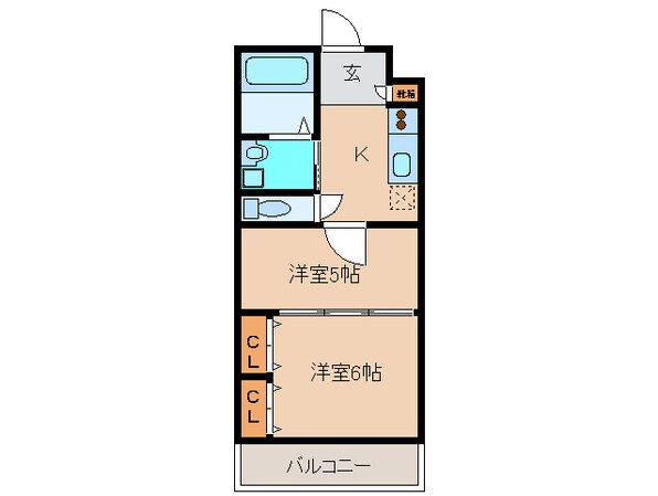 リファレンス箱崎の物件間取画像